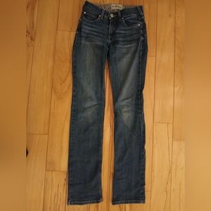 Women's Ariat Jeans Sz 28XL Perfect Rise Mackenzie REAL Abby